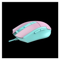 A4tech Bloody Myš L65 Max, podsvícená herní myš, 12000 DPI, USB, Růžová