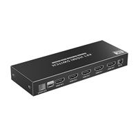PremiumCord HDMI switch 4:1 s podporou rozlišení 8K@60Hz,4K@120Hz, 1080P, HDR, s dálkovým ovladačem