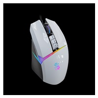 A4tech Bloody Myš W60 Max Activated, podsvícená herní myš, 12000 DPI, USB, Bílá