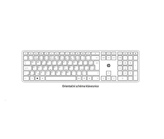 HP 650 Wireless Keyboard & Mouse Black Cz / Sk combo - bezdrátová klávesnice a myš