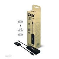 Club3D hub 1xUSB-C na 4xUSB-C, 10Gbps port, PD 3.0
