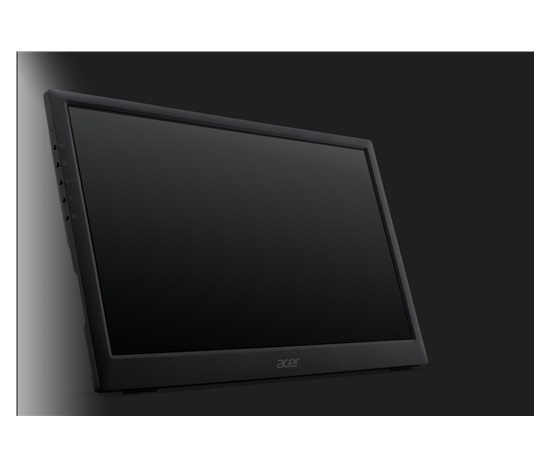 ACER LCD PM161QBbmiuux, 40cm (15.6"),1920x1080,250cd/m2,HDR10,170/170,Černá