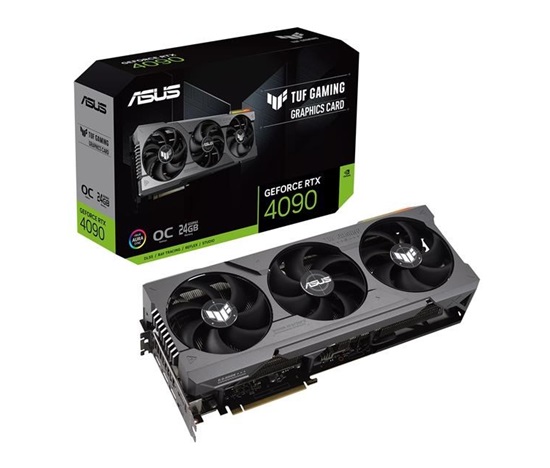 BAZAR - ASUS VGA NVIDIA GeForce RTX 4090 TUF GAMING OC 24G, 24G GDDR6X, 3xDP, 2xHDMI, bez příslušenství