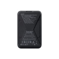 ADATA PowerBank R100 Magnetic, 10000mAh, 3.85A, černá (38.5Wh)
