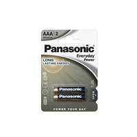 Panasonic Alkalická baterie LR03EPS/2BP Everyday Power (Blistr 2 ks)