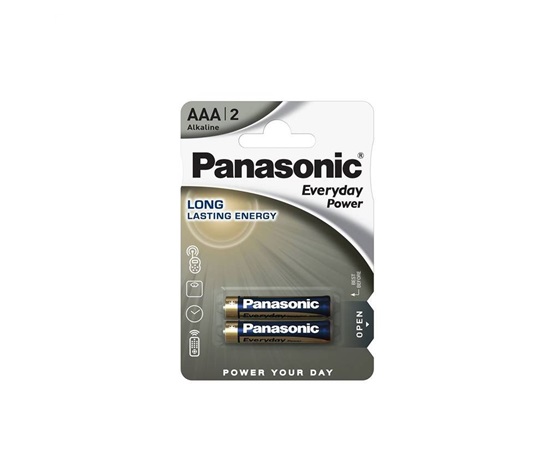 Panasonic Alkalická baterie LR03EPS/2BP Everyday Power (Blistr 2 ks)