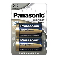 Panasonic Alkalická baterie LR20EPS/2BP Everyday Power (Blistr 2 ks)