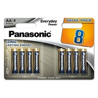 Panasonic Alkalická baterie LR6EPS/8BW Everyday Power (Blistr 8 ks)