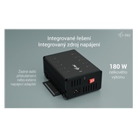 i-tec USB-C/USB-A Metal Charging + data HUB, 15W per port, 10x USB-C