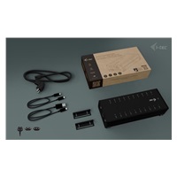 i-tec USB-C/USB-A Metal Charging + data HUB, 15W per port, 20x USB-C