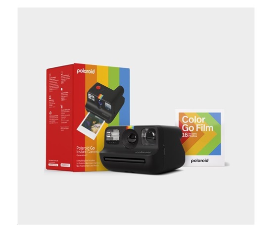 BAZAR - Polaroid Go Gen 2 E-box Black - Poškozený obal (Komplet)