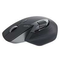 RAPOO myš MT760L Multi-mode, Bezdrátová, Optická, Šedo-Černá