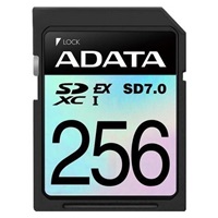 ADATA SDXC karta 256GB Express, PCIe Gen3, UHS-I, C10, V30, (R:800/W:700 MB/s)