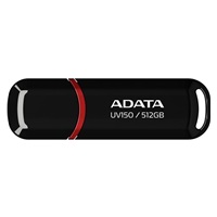 ADATA Flash Disk 512GB UV150, USB 3.2, černá