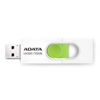 ADATA Flash Disk 512GB UV320, USB 3.2, bílo-zelená