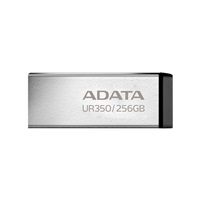 ADATA Flash Disk 256GB UR350, USB 3.2, stříbrno-černá