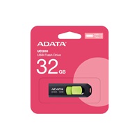 ADATA Flash Disk 32GB UC300, USB-C 3.2, černo-zelená