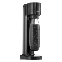 SodaStream Gaia Titan mechaniczny generator napojów gazowanych, butla 1 l SodaStream Fuse, butla CO2, czarny