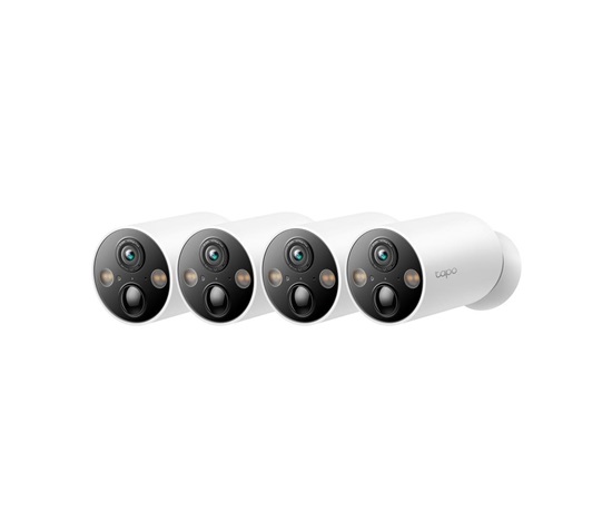 TP-Link Tapo C425 set 4x venkovní kamera C425 (4MP, 2K QHD, 1440p, IR 15m, WiFi, micro SD card, IP66)