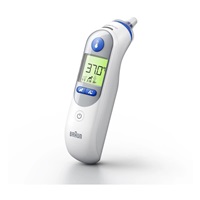 Braun ThermoScan 7 plus IRT6525WE bezkontaktní teploměr, ušní, displej, noční režim, paměť pro 9 měření