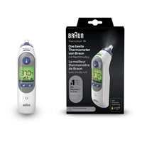 Braun ThermoScan 7 plus IRT6525WE bezkontaktní teploměr, ušní, displej, noční režim, paměť pro 9 měření