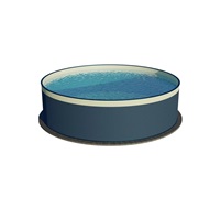 CF nadzemní bazén s ocelovou stěnou - 350 x 90 cm, Antrazit / Sand