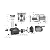 Čerpadlo pískové filtrace Planet Pool SFA 8 - 550W