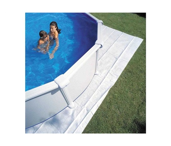 Geotextilní podložka Planet Pool O 3,6m (Ocelové baz.) (200g/m2, čtverec 3,8 m x 3,8 m)