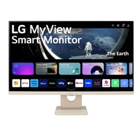 LG MT IPS LED 27" 27SR50F - IPS panel, SMART, 1920x1080, 2xHDMI, 2x USB, repro, webOS, bezova barva