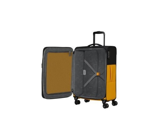 American Tourister Daring dash SPINNER L EXP TSA Black/Yellow