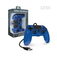 Cirka NuForce Wired Game Controller for PS4/PC/Mac (Blue)