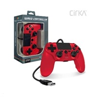 Cirka NuForce Wired Game Controller for PS4/PC/Mac (Red)