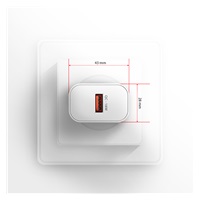 AXAGON ACU-QC18W, ładowarka sieciowa 18W, 1x port USB-A, QC3.0/AFC/Apple, biała