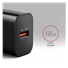 AXAGON ACU-QC18, ładowarka sieciowa 18W, 1x port USB-A, QC3.0/AFC/Apple, czarna