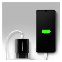 AXAGON ACU-QC18, ładowarka sieciowa 18W, 1x port USB-A, QC3.0/AFC/Apple, czarna