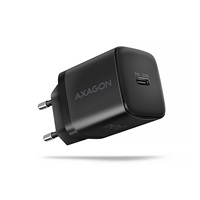 AXAGON ACU-PD30, ładowarka sieciowa Sil 30W, 1x port USB-C, PD3.0/PPS/QC4+/SFC/AFC/Apple, czarna