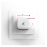 AXAGON ACU-PD20W, ładowarka sieciowa 20W, 1x port USB-C, PD3.0/PPS/QC4+/AFC/Apple, biała