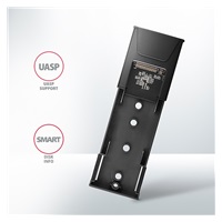 AXAGON EEM2-GTS2, 10Gbps USB-C - M.2 NVMe & SATA SSD metalowy THIN box, bezśrubowy