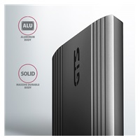 AXAGON EEM2-GTS2, 10Gbps USB-C - M.2 NVMe & SATA SSD metalowy THIN box, bezśrubowy