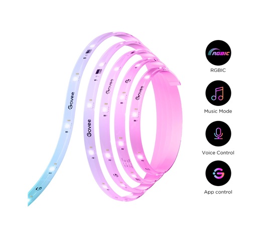 Govee WiFi RGBICW Smart PRO LED pásek 10m MATTER - extra odolný
