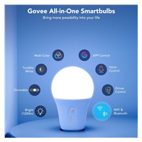 Govee Smart žárovka RGBWW 12W-85W 1200lm E27 Long Life