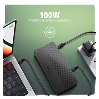 AXAGON HMC-U4, stacja dokująca USB4 40 Gb/s, 3x USB-A, 2x USB-C, HDMI & DP 8K/30Hz, RJ-45, SD/mSD, audio, PD 100W, kabel