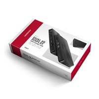 AXAGON HMC-U4, stacja dokująca USB4 40 Gb/s, 3x USB-A, 2x USB-C, HDMI & DP 8K/30Hz, RJ-45, SD/mSD, audio, PD 100W, kabel