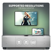 AXAGON HMC-UFO, USB 10Gbps hub, 2x USB-A, USB-C, HDMI 4k/60, RJ-45, M.2 slot, SD/mSD, audio, PD 100W, kabel USB-C 65cm