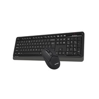 A4tech Set klávesnice+myš FG1012, Bezdrátový, US, černá