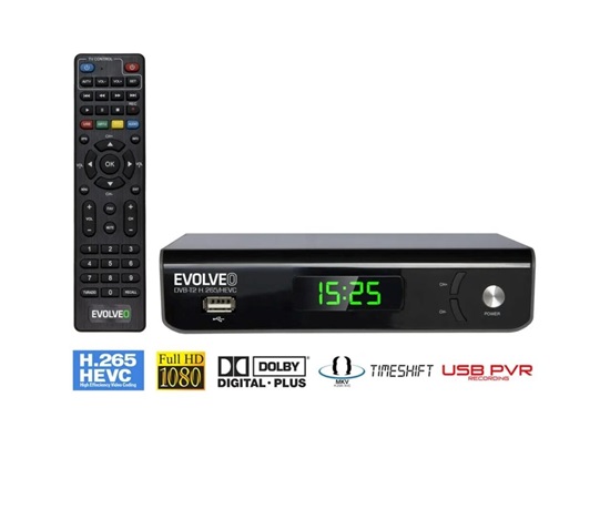 EVOLVEO Omega S3, HD DVB-T2 H.265/HEVC rekordér