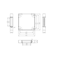 LEXI-Net podstavec s filtrem pro stojanový rozvaděč 600x600, šedý
