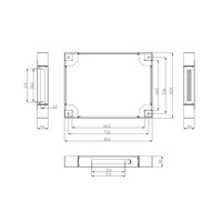 LEXI-Net podstavec s filtrem pro stojanový rozvaděč 600x800, šedý