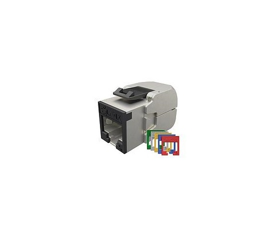 Solarix Samořezný keystone CAT5E STP SXKJ-5E-STP-RAL-SA, RAL FIT moduly, GROUND LOCK