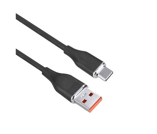 Solight USB-C kabel, USB 2.0 A konektor - USB-C 3.1 konektor, silikon, 1m